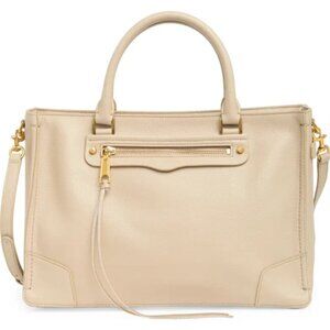 Rebecca Minkoff Cream Regan Satchel